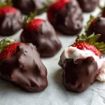 Chocolate Covered Strawberry Yogurt Clusters
