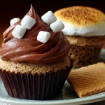 Cinnamon Graham Smore Cupcakes