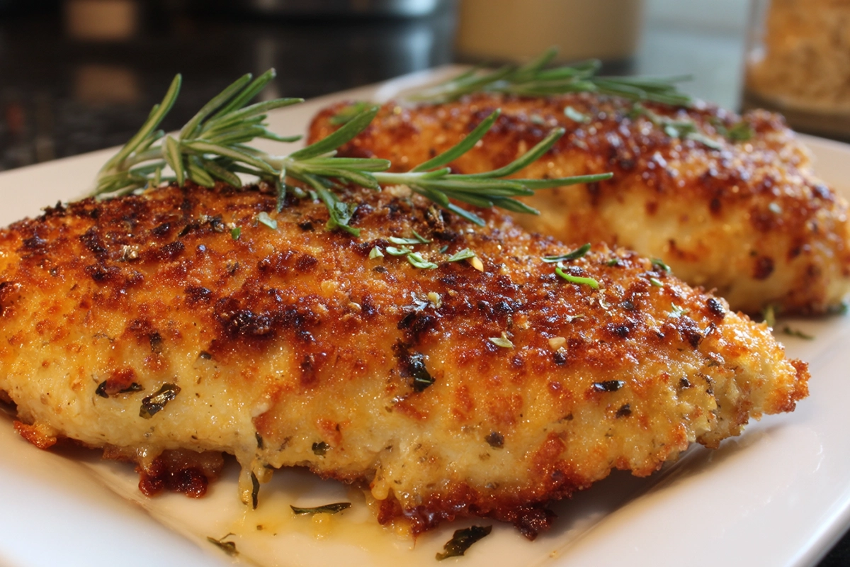 Copycat Longhorn Parmesan Crusted Chicken