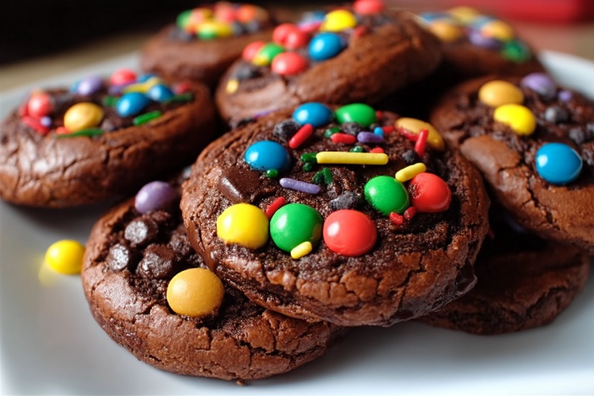 Cosmic Brownie Cookies
