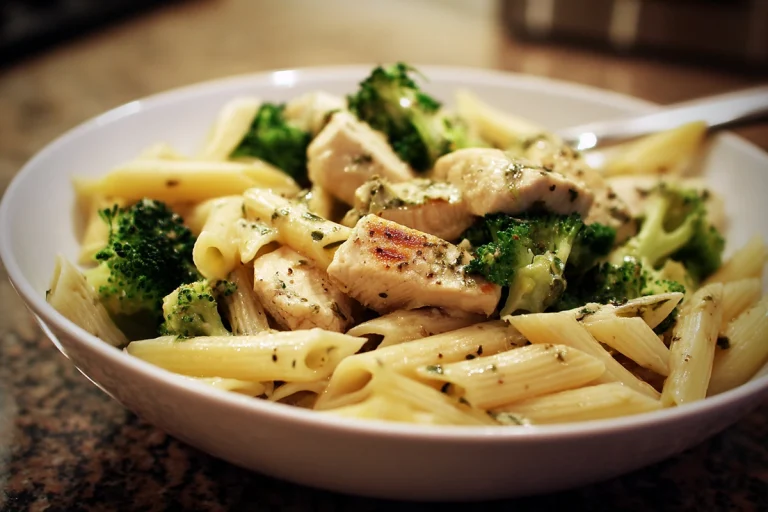 Creamy Broccoli And Chicken Penne