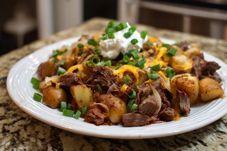 Loaded Cheddar Ranch Beef And Sweet Corn Rotini Bake