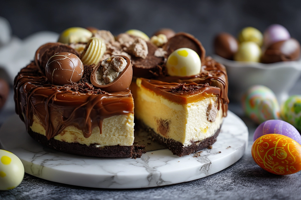 Easter Egg Cheesecake