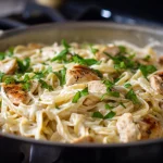 One Pot Chicken Alfredo Pasta