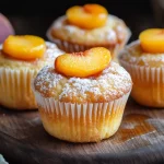 Peach Cobbler Muffins
