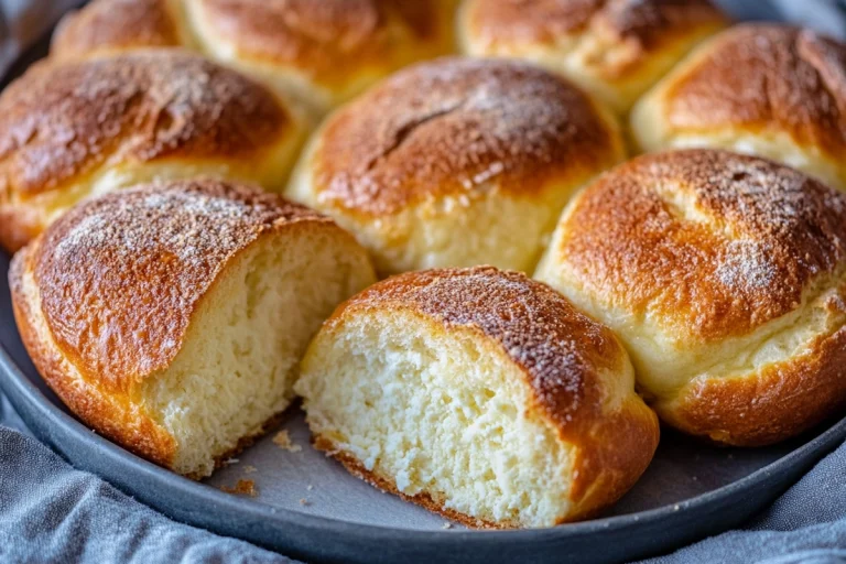 Quick Cottage Cheese Buns
