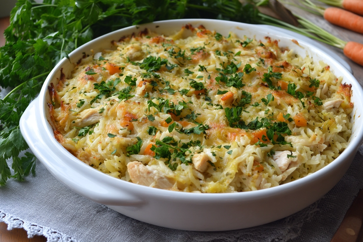Skinny Chicken And Rice Casserole