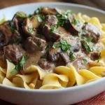 Slow Cooker Beef Stroganoff
