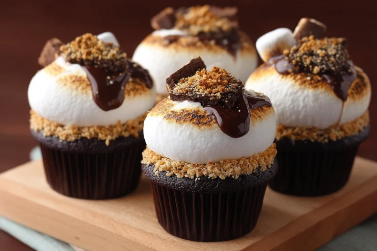 Smores Cupcakes Decadent Marshmallow Surprise Treat