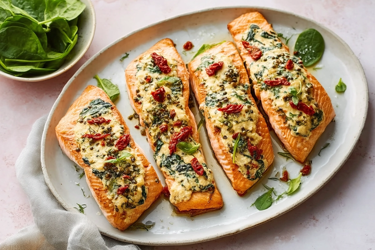 Stuffed Salmon Recipe