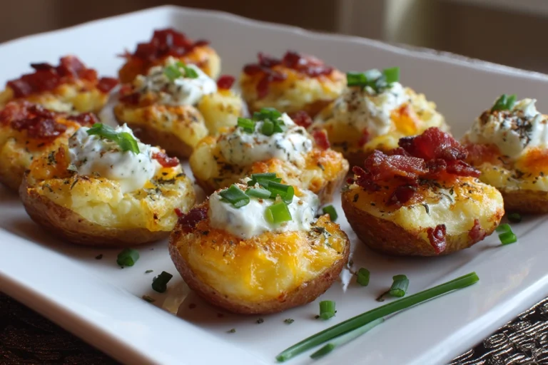 Twice Baked Potato Bites