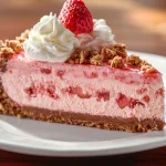 Very Strawberry Crunch Cheesecake