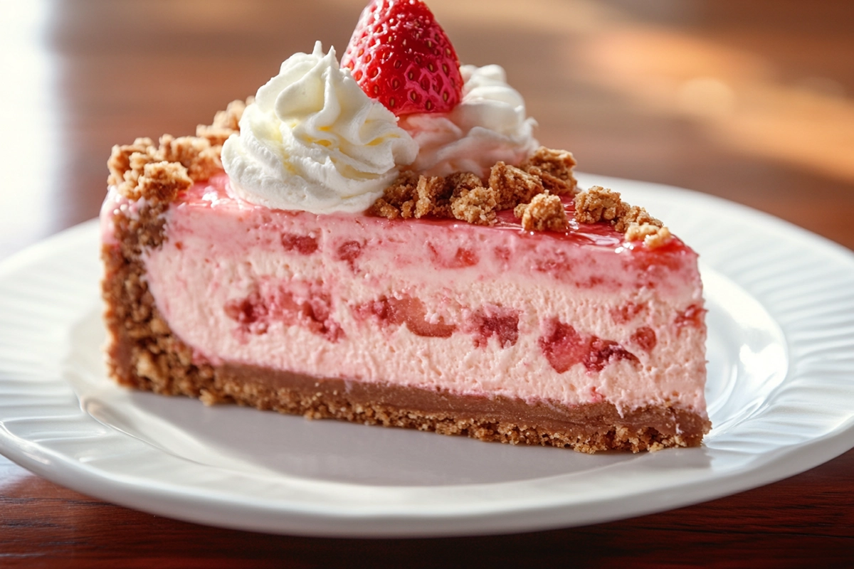 Very Strawberry Crunch Cheesecake