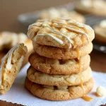 White Chocolate Caramel Drizzle Cookies Recipe