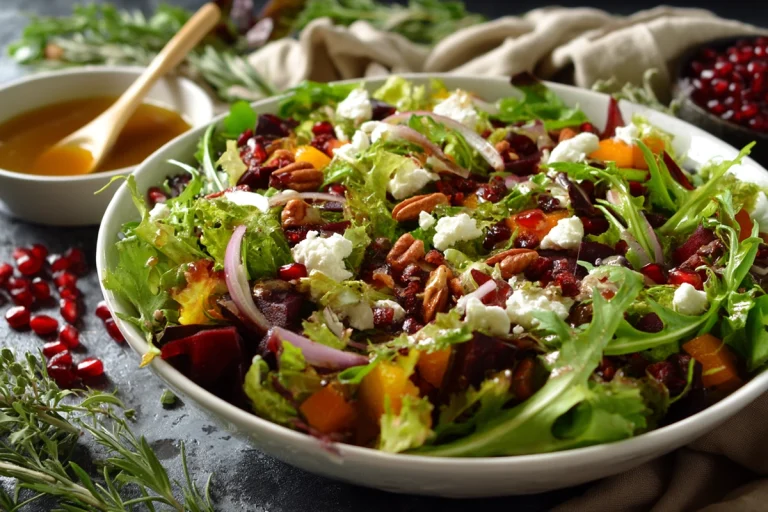 Winter Salad With Homemade Vinaigrette
