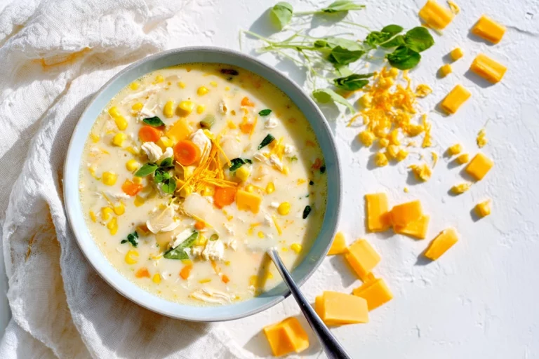 Easy Slow Cooker Chicken and Corn Soup