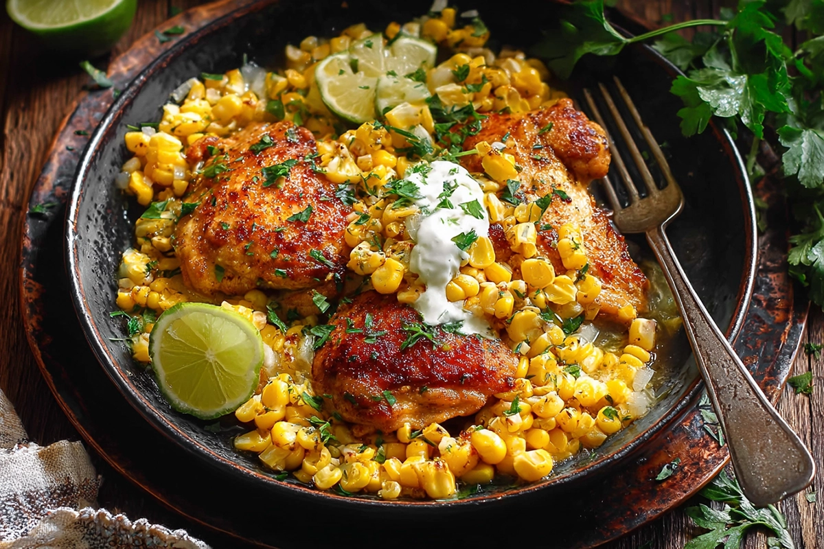 Cilantro Lime Chicken And Cor