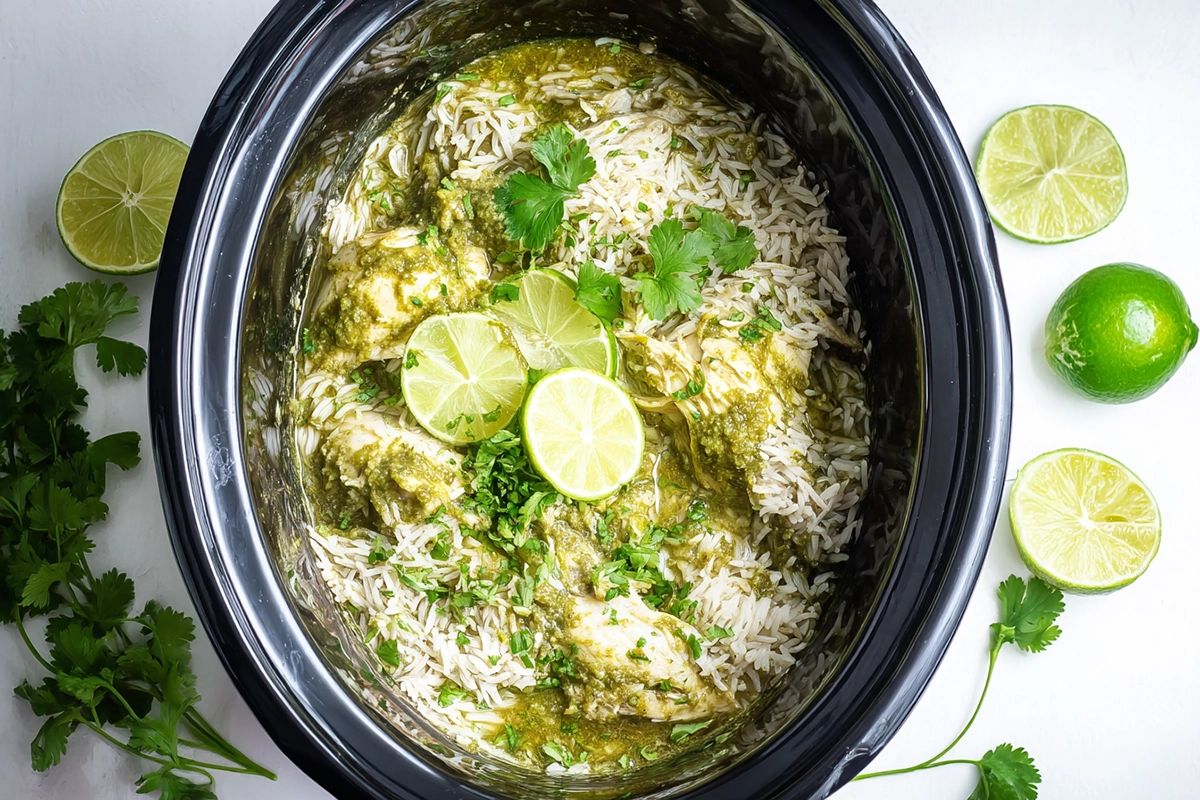 Easy Crockpot Cilantro Lime Chicken