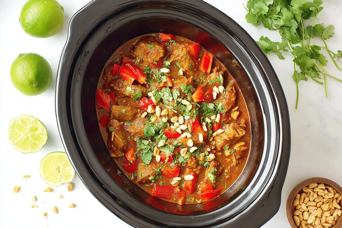 Savor the Flavor: Slow Cooker Chicken Satay Made Simple 4 Easy Slow Cooker Satay Chicke