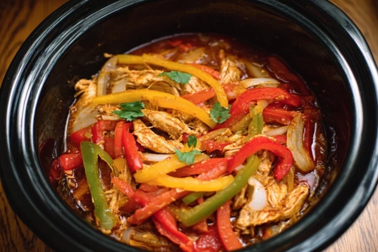 Slow Cooker Fajita Salsa Chicken