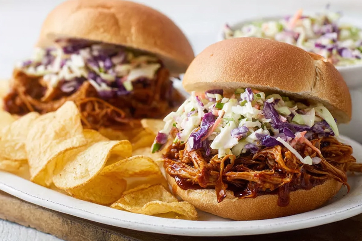 Slow Cooker Tropical Pulled Chicke