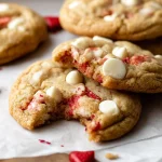 Strawberry White Chocolate Cookies