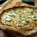 Sweet Corn and Zucchini Pie