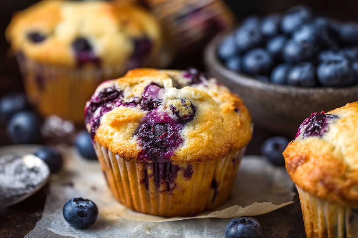 Blueberry muffins