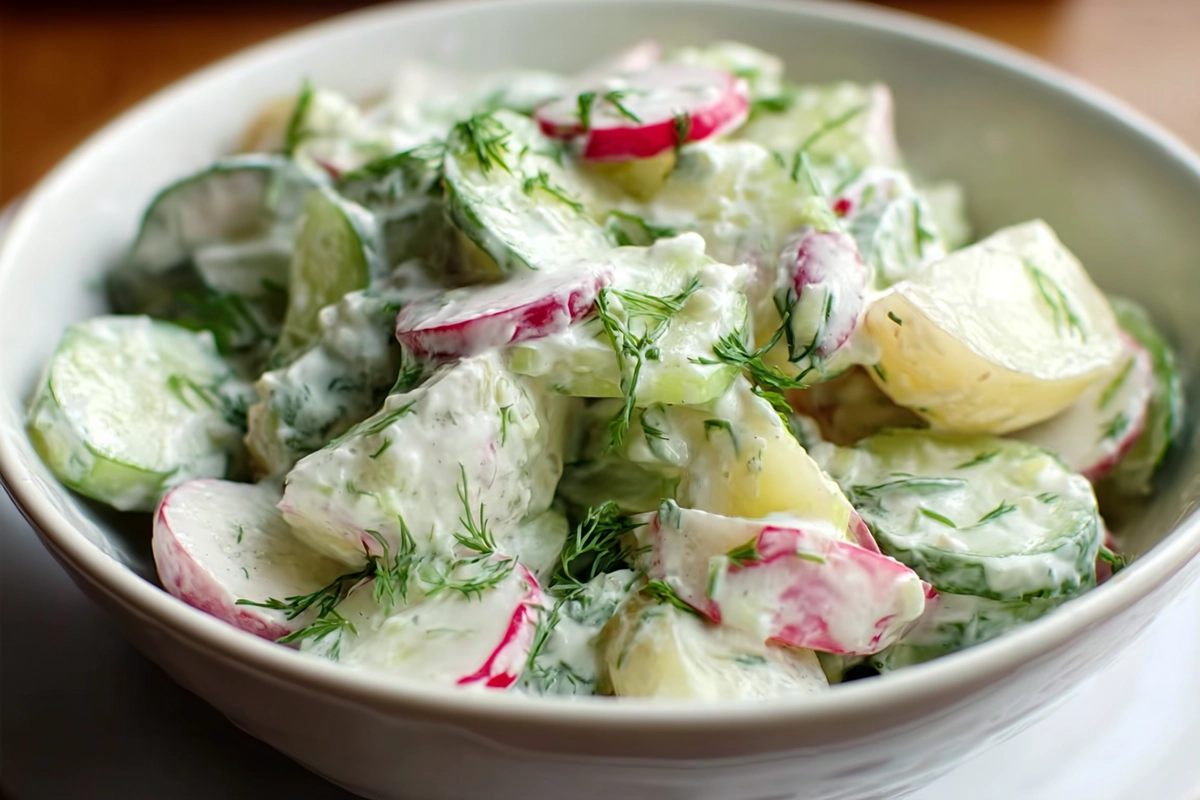 Crunchy Cucumber Apple Sala