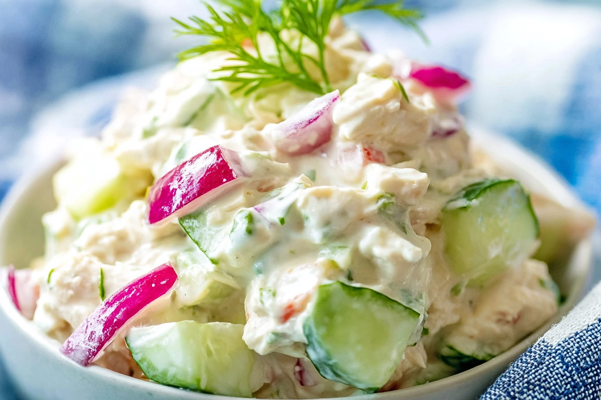 Cucumber Chicken Sala