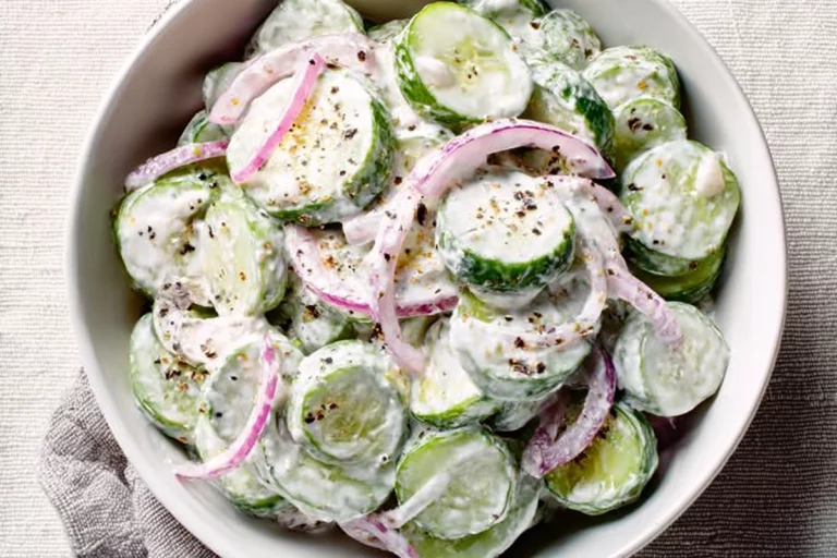 Cucumber everything bagel salad