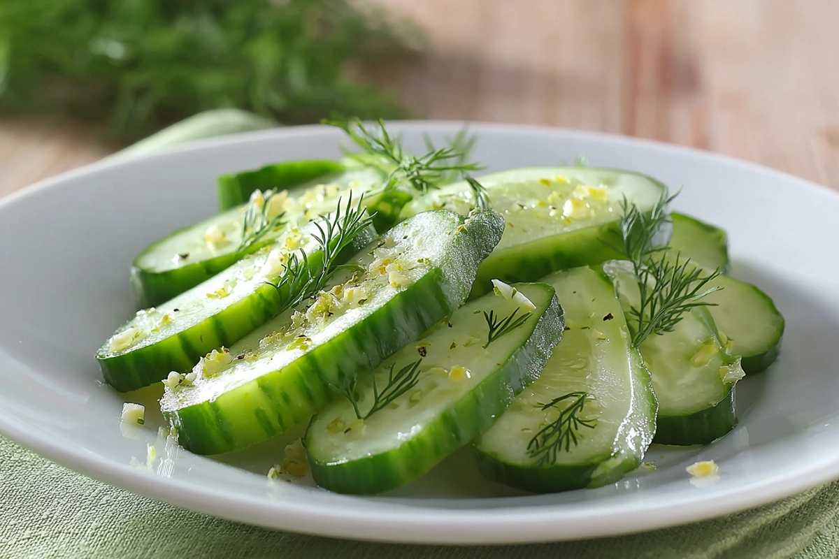 Garlic Dill Cucumbers
