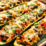 Mexican zucchini boats