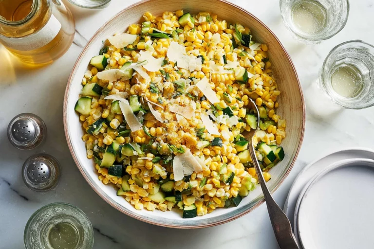 Parmesan Zucchini and Corn