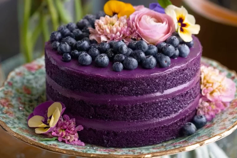 Royal Purple Velvet Cake