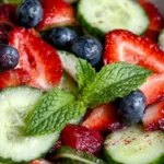 Strawberry Cucumber Salad