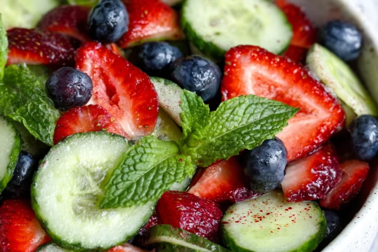 Strawberry Cucumber Salad