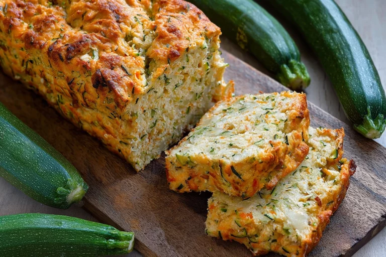Zucchini cheese bread