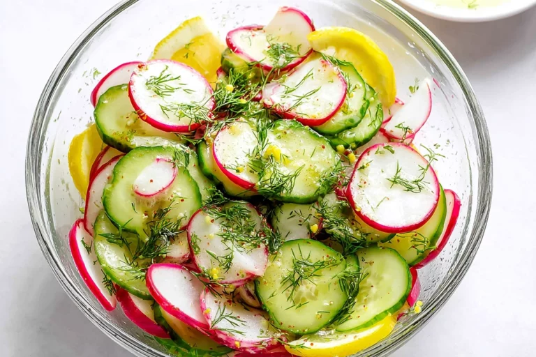 cucumber radish salad