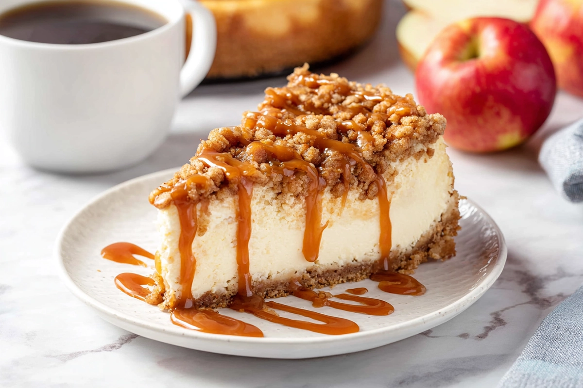 Apple Crisp Cheesecak