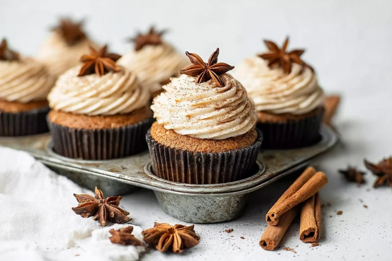 Brown Butter Dirty Chai Cupcakes