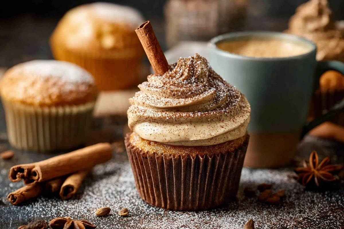 Chai Pumpkin Cupcakes
