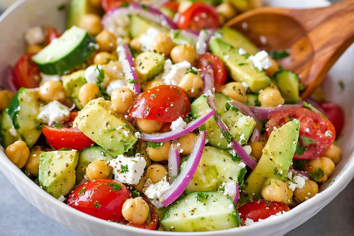 Chickpea Salad: A Bright, Protein-Packed Mediterranean Favorite 4 Chickpea Sala