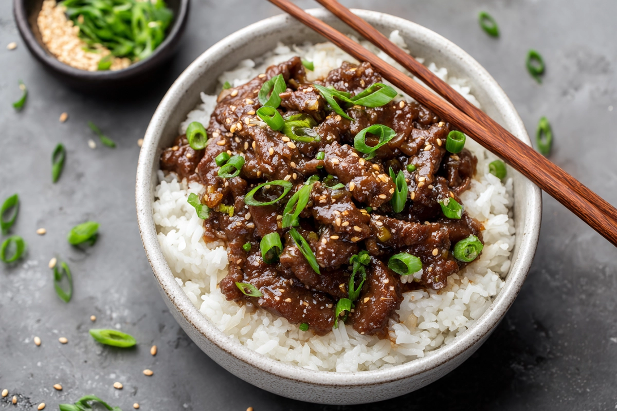 crockpot Mongolian beef
