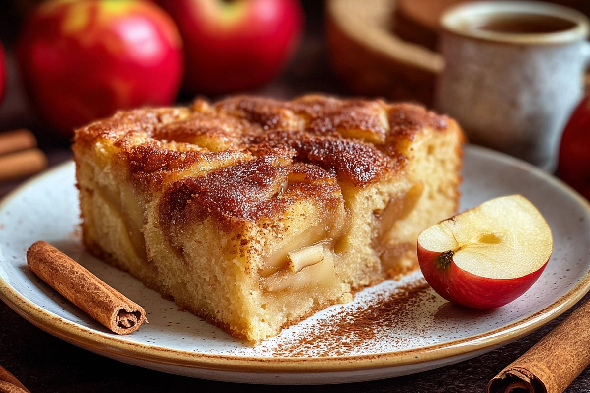 Easy Apple Cinnamon Sheet Cak
