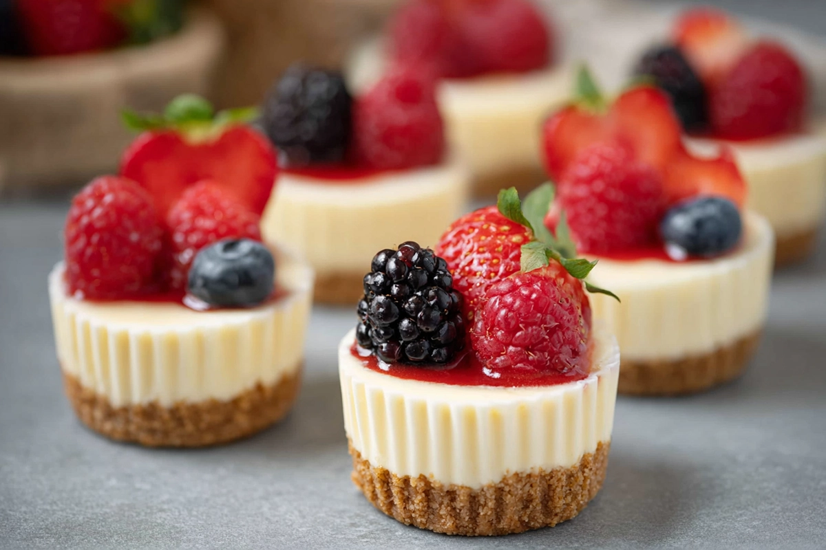 Easy Mini Cheesecakes