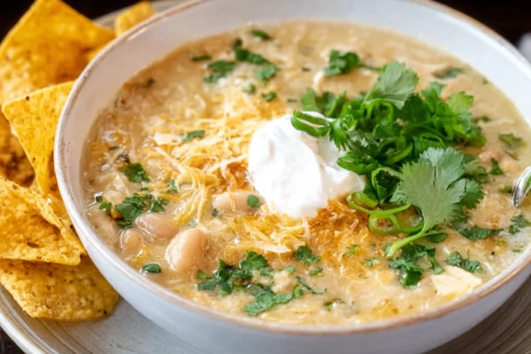 Green Enchilada Chicken Soup