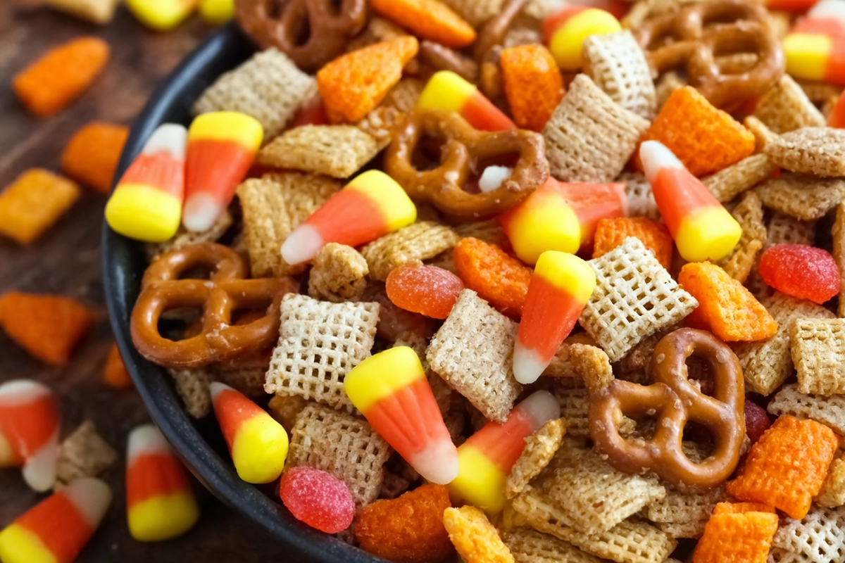 Halloween Harvest Hash Chex Mix: The Ultimate Sweet and Salty Snack 4 Halloween Harvest Hash Chex Mi