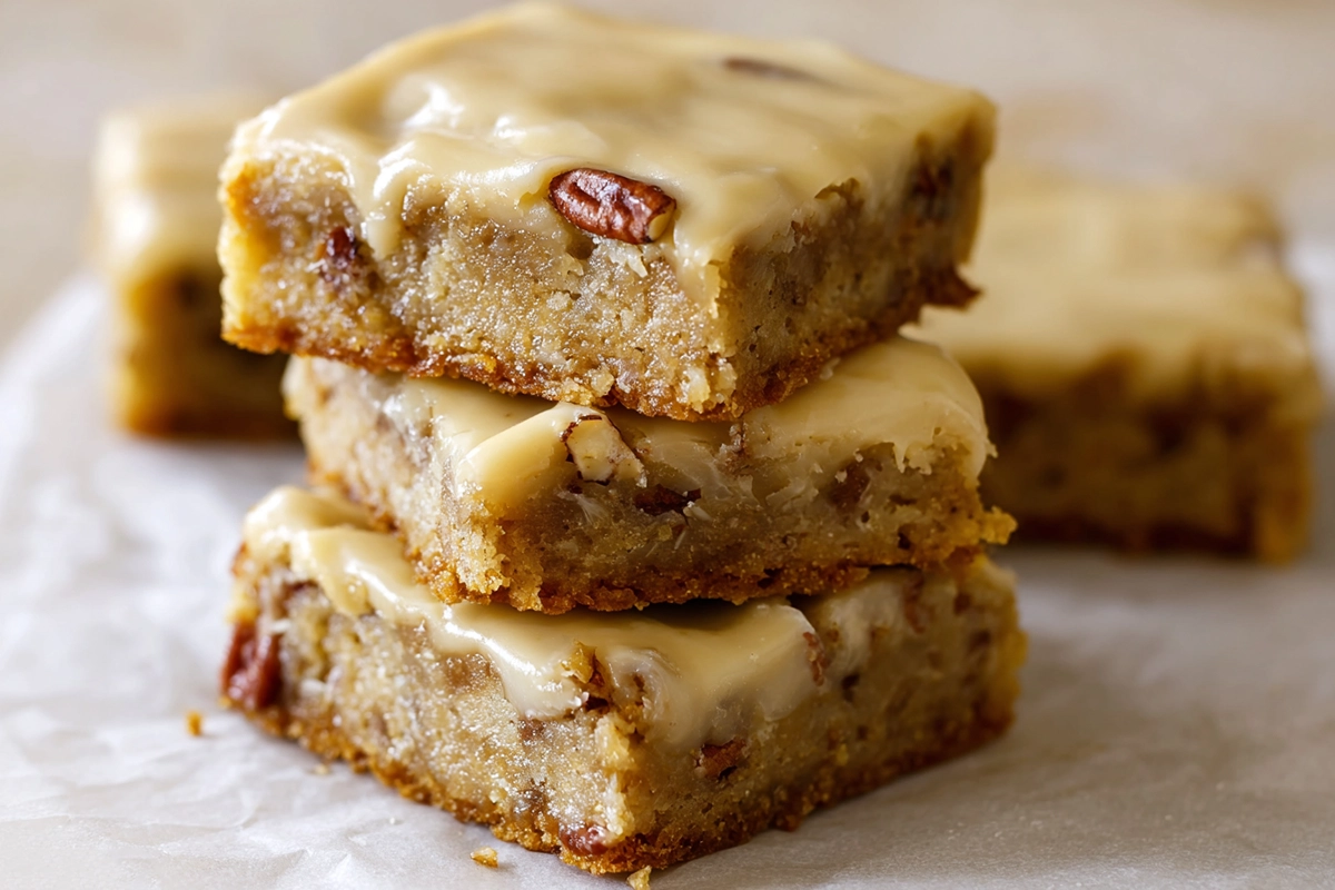 Maple Glazed Apple Blondies: Your New Favorite Fall Dessert 4 Maple Glazed Apple Blondi