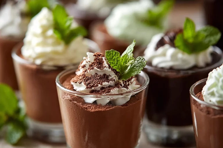 Mini Chocolate Mousse Cups